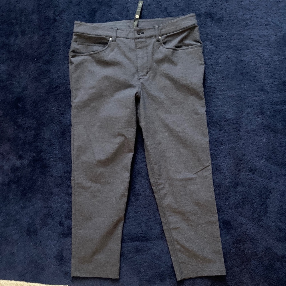 Lululemon ABC Dark Blue/Gray 5 Pocket Pants - 33 Tailored
